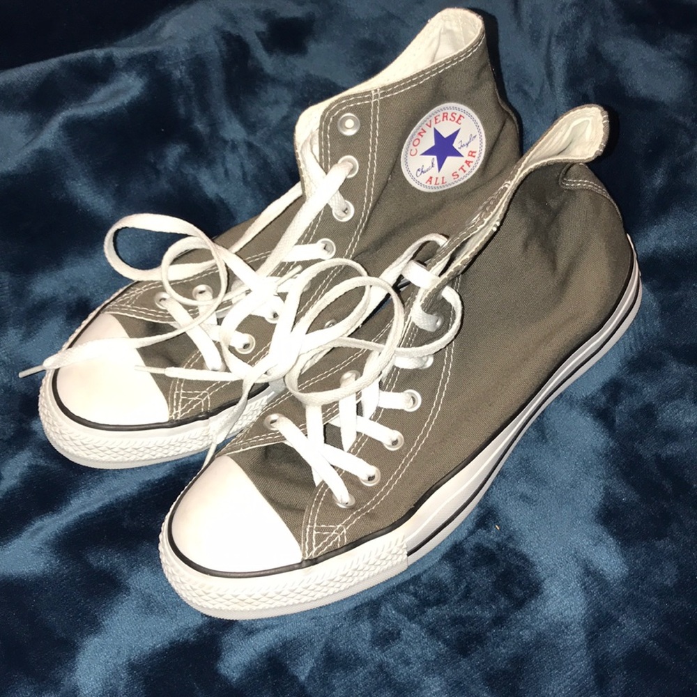 Charcoal High Top Converse